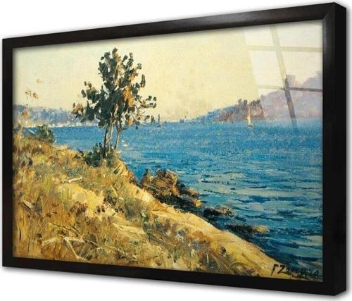 Istanbul Boğaz Manzaralı Çerçeveli Cam Tablo