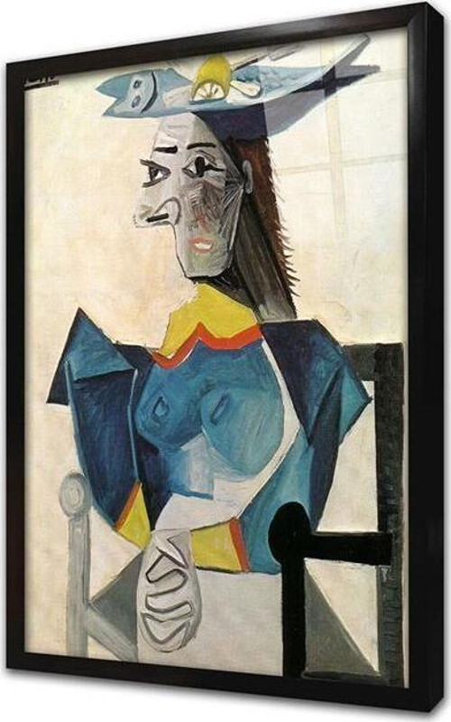 Picasso Çerçeveli Cam Tablo