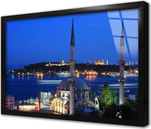 Ortaköy Cami Istanbul Çerçeveli Cam Tablo