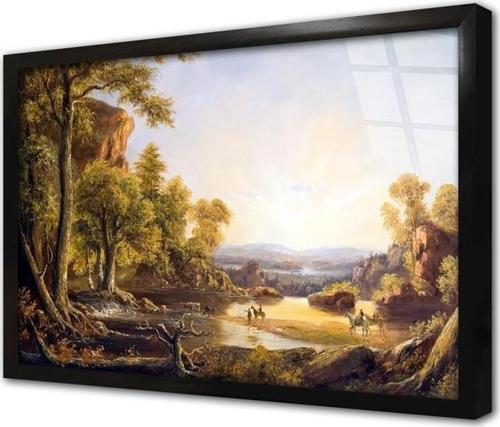 Manzara Çerçeveli Cam Tablo