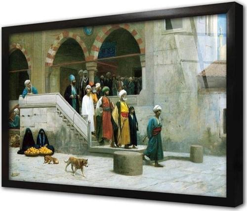 Semerkand Avlusu Çerçeveli Cam Tablo