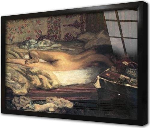 Marthe Has Sleeping Çerçeveli Cam Tablo