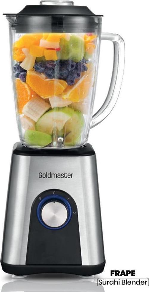 GM-7254 Frape Cam Sürahi Çelik Blender Buz Kırıcı