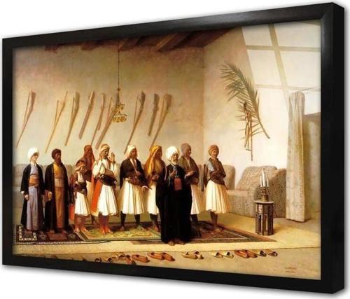 Pygmalion Ve Galatea Çerçeveli Cam Tablo