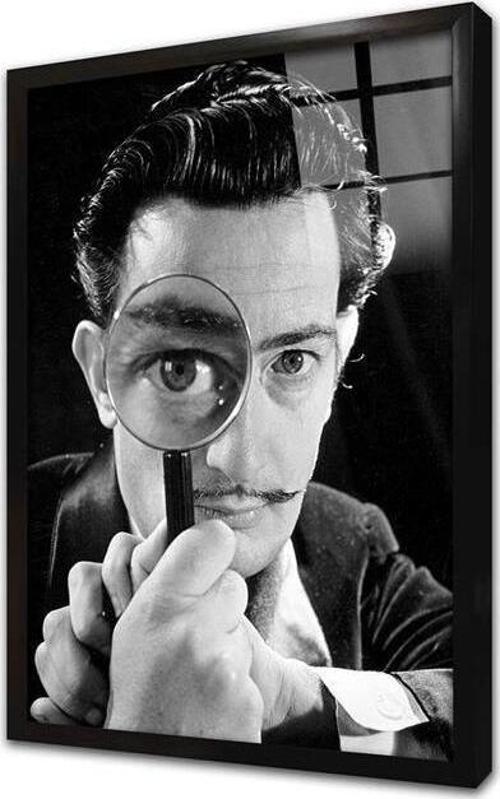 Salvador Dali Çerçeveli Cam Tablo