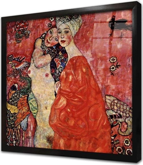 Women Friends Çerçeveli Cam Tablo