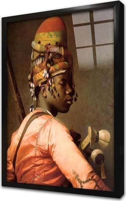 Başıbozuk Jean Leon Gerome Çerçeveli Cam Tablo