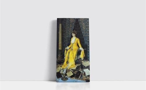 Mihrap Osman Hamdi Bey Çerçeveli Mdf Tablo 40x80 cm