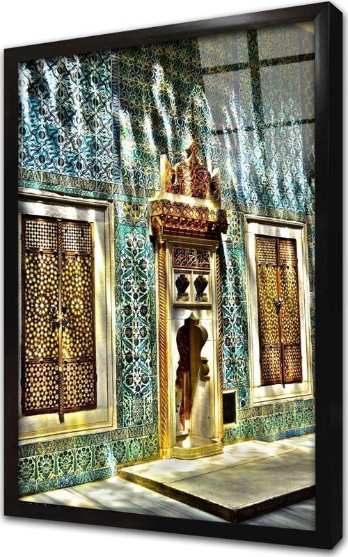 Harem Kapısı Topkapı Sarayı Çerçeveli Cam Tablo 20x30 cm
