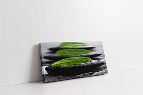 Spa Taşları Çerçeveli Mdf Tablo 30x60 cm