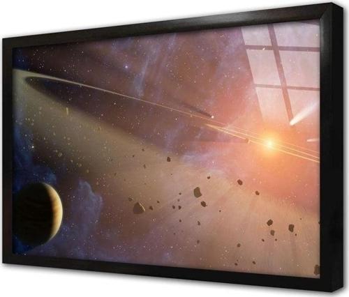 Uzay Teleskobu Görüntüleri Çerçeveli Cam Tablo 20x30 cm