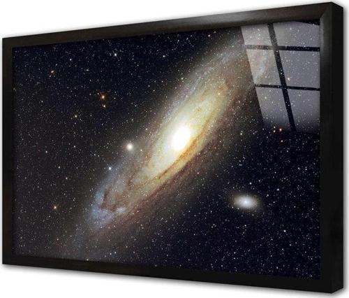 Uzay Teleskobu Görüntüleri Çerçeveli Cam Tablo 50x70 cm