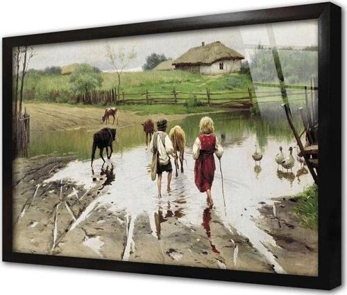 Pymonenko Çerçeveli Cam Tablo 30x40 cm