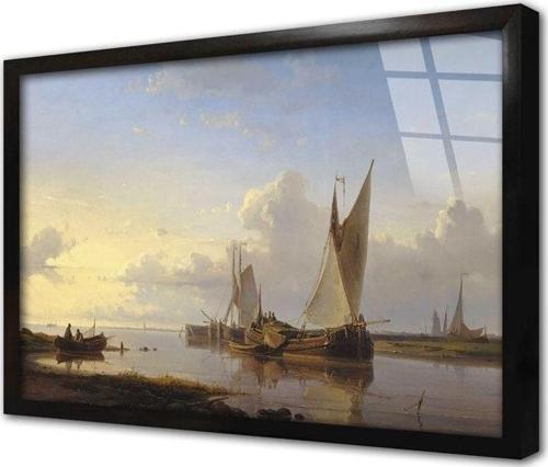 Yelkenli Çerçeveli Cam Tablo 20x30 cm