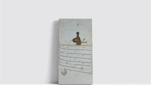 Osmanlı Padişah Fermanı Çerçeveli Mdf Tablo 20x30 cm