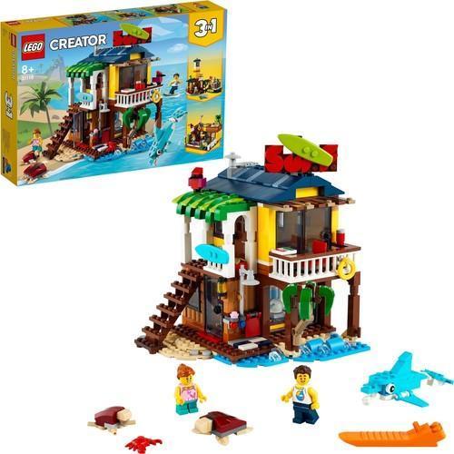 Creator 3’ü 1 Arada Sörfçü Plaj Evi 31118 - Çocuklar için Oyuncak Yapım Seti +8 Yaş (564 Parça)