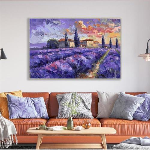 Yağlı Boya Dokulu Tablo Modern Istanbul Manzarası Gümüş Çerçeveli U06028