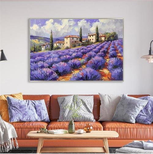 Yağlı Boya Dokulu Tablo Modern Istanbul Manzarası Gümüş Çerçeveli U06027