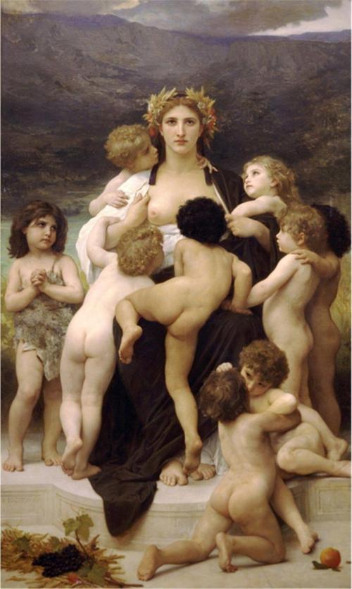 Alma Parens W A Bouguereau Kanvas Tablo 70x120 cm Kb02028 70x120 cm