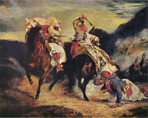 Çöl Savaşı Kanvas Tablo 140x185 cm Kb21336 140x185 cm