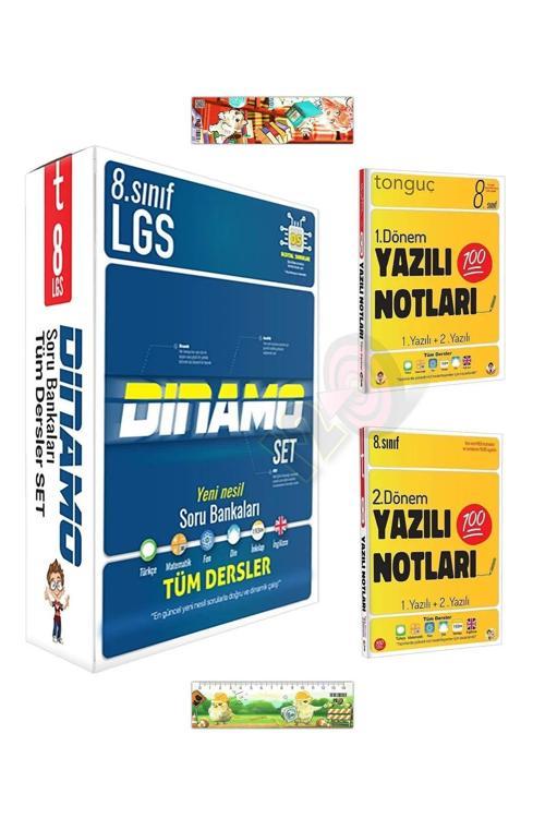 Tonguç 8. Sınıf LGS Dinamo Tüm Dersler Soru Bankası Seti + 1. 2. Dönem Yazılı Notları