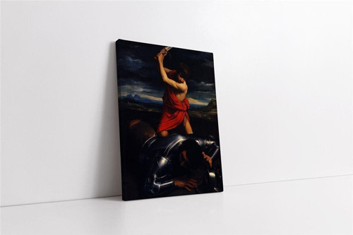 David Ve Goliath Kanvas Tablo