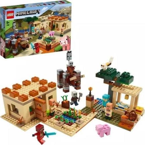 Minecraft® 21160 Illager Saldırısı +8 Yaş (562 Parça)