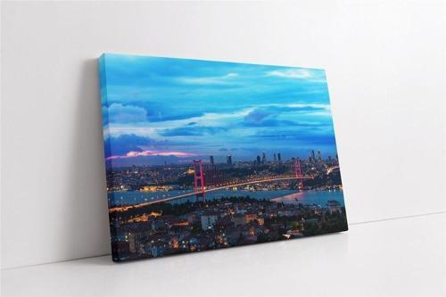 Istanbul Boğaz Köprüsü Kanvas Tablo