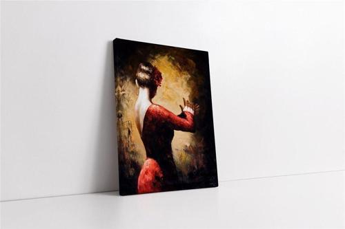 Ispanyol Dansçı Kanvas Tablo