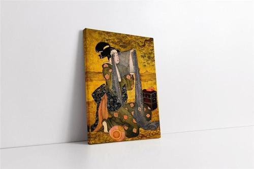 Japon Kadın Kanvas Tablo