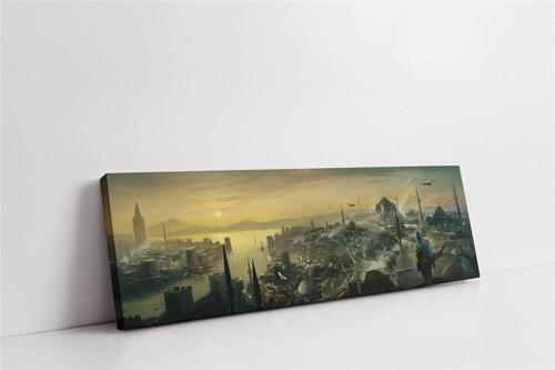 Istanbul Panorama Kanvas Tablo