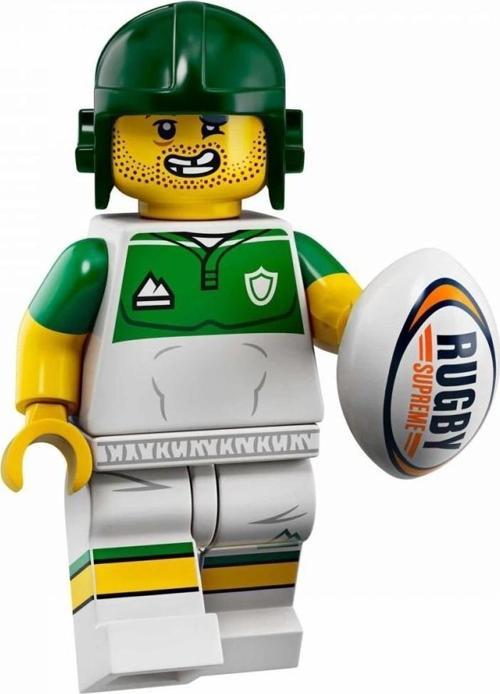 Minifigür - Seri 19 - 71025 - Rugby Player +5 Yaş (1 Parça)