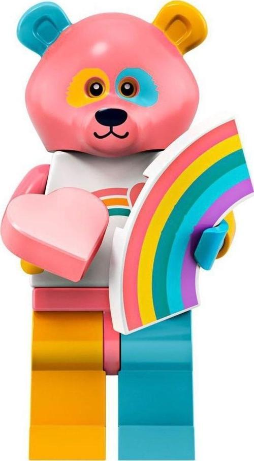 Minifigür - Seri 19 - 71025 - Bear Costume Guy
