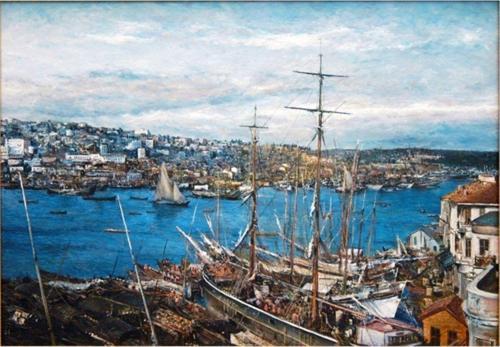 Istanbul Tershane Kanvas Tablo 35x50 cm Kb16106 35x50 cm