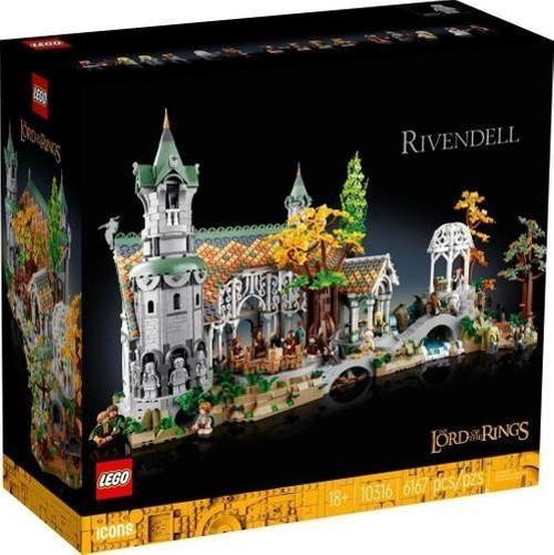 10316 Icons Yüzüklerin Efendisi: Rıvendell +18 Yaş (6167 Parça)