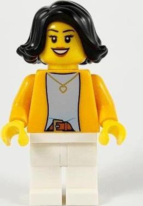 Minifigür Woman Bright Light Orange Jacket over Light +5 Yaş (1 Parça)