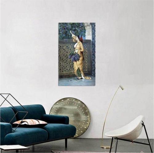 Leylak Toplayan Kız Osman Hamdi Bey Kanvas Tablo 50x70 cm B-13-057 50x70 cm