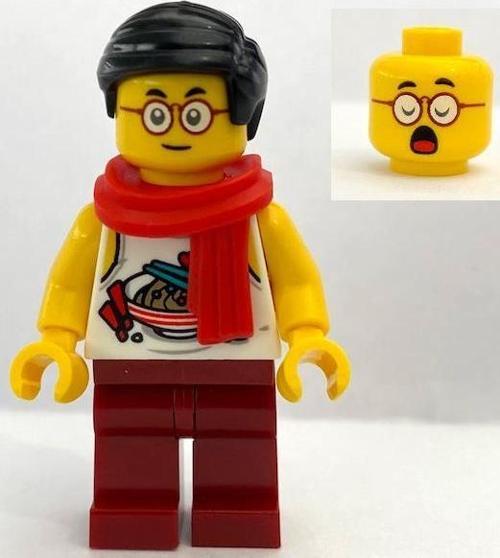 Minifigür Mr. Tang - Dark Red Legs +5 Yaş (1 Parça)