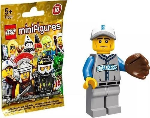 71001 Minifigür Seri 10 - 13 Baseball Fielder +5 Yaş (1 Parça)