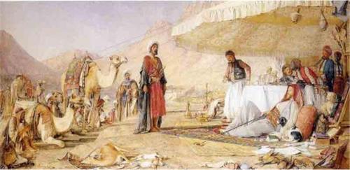 Oryantalizm Hayali Doğu Kanvas Tablo 140x280 cm Kb22194 140x280 cm