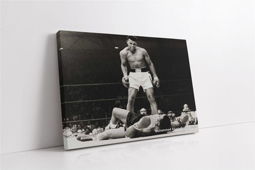Ringde Muhammed Ali Kanvas Tablo