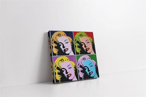 Renkli Marilyn Monroe Kanvas Tablo