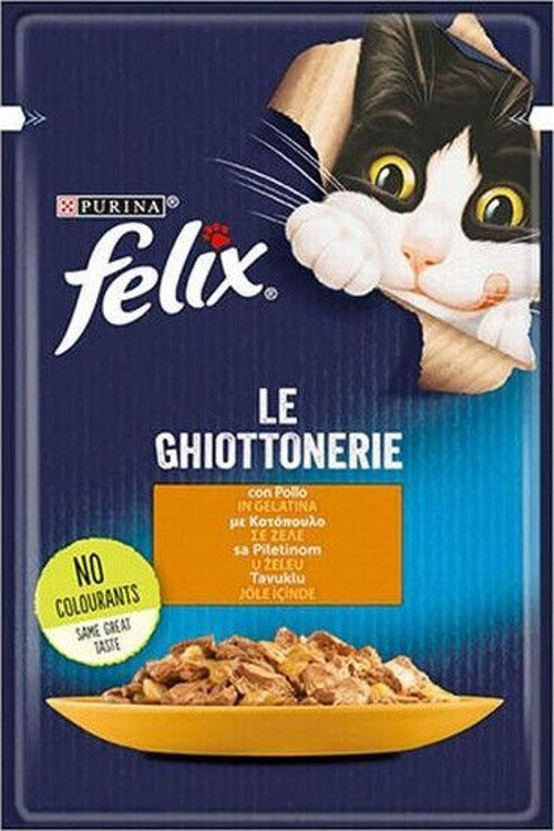 Pouch Tavuklu Yetişkin Kedi Konservesi 6 Adet 85 Gr