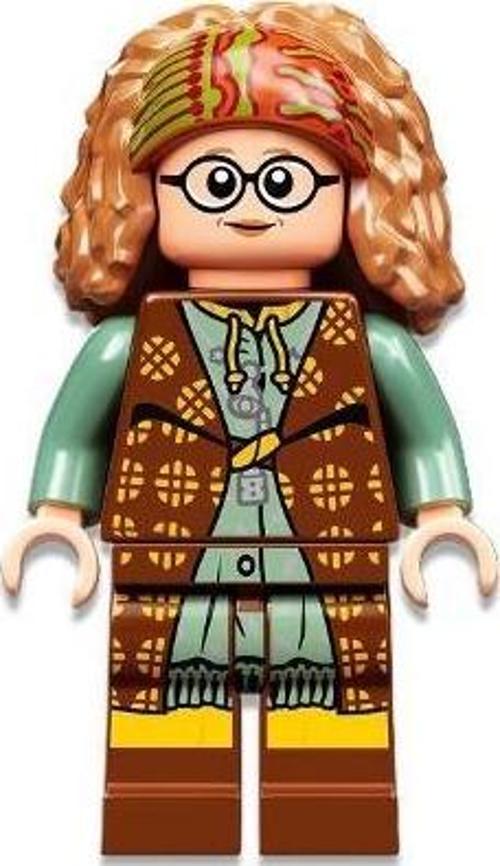 Minifigür Harry Potter - Professor Sybill Trelawney Reddish Brown and Sand Green Robes +6 Yaş (1 Parça)