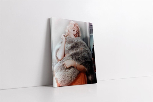 Renkli Marilyn Monroe Kanvas Tablo