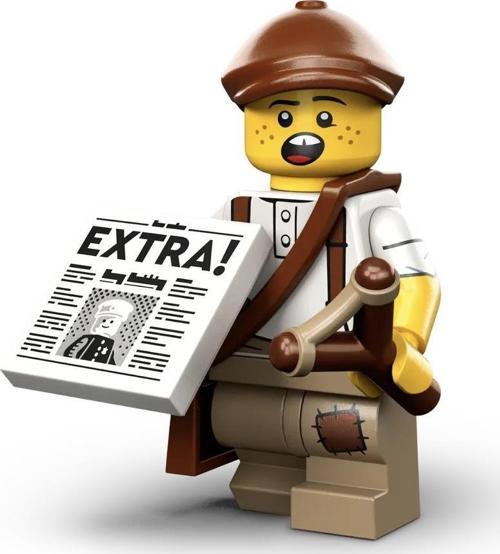 71037 Minifigure Series 24 - 12 Newspaper Kid +6 Yaş (1 Parça)