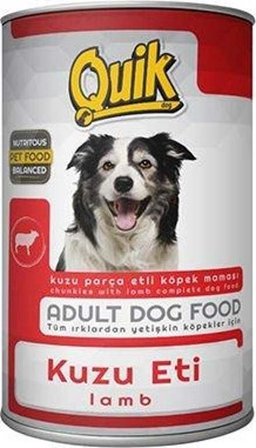 Kuzu Etli Yetişkin Köpek Konserve Maması 415 Gr