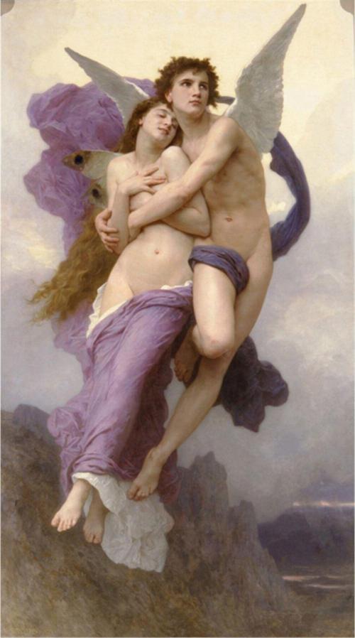 Psycheve Ve Eros Kanvas Tablo 70x120 cm Kb02364 70x120 cm