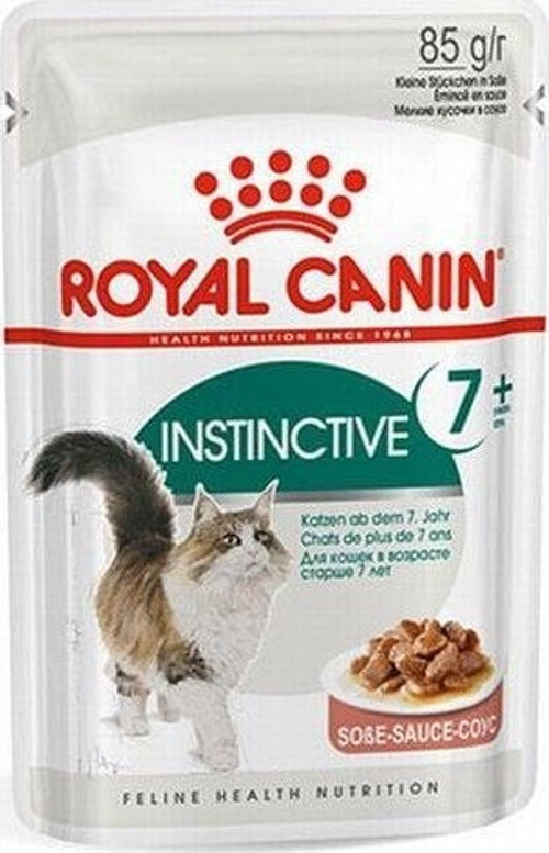 İnstinctive 7+ Gravy Pouch Yaşlı Kedi Konservesi 12 Adet 85 Gr