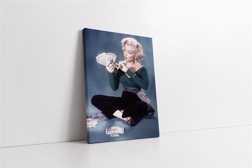 Renkli Marilyn Monroe Kanvas Tablo